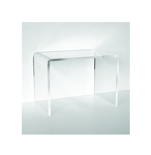 RECTANGULAR PLEXIGLASS TABLE 20X25XH20CM