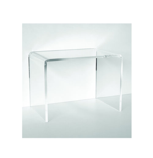 RECTANGULAR PLEXIGLASS TABLE 20X30XH25CM